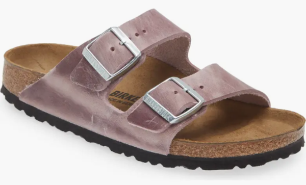 Birkenstock Arizona Soft Footbed Oiled Leather Women's Color: Dusty Lavender