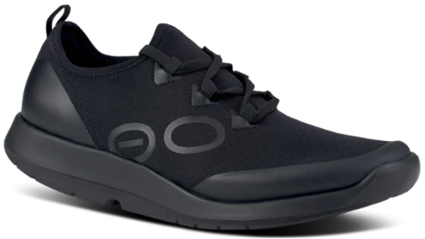 Oofos Women's OOmg Sport LS Shoe Color: Black/Black