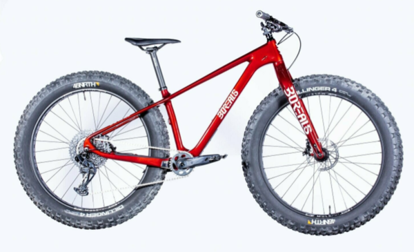 Borealis Creston Fat Bike Eagle GX Build Rigid Mulefut 27 X 65 Colossus 27.5 X 4.5 Tires Color: Red & White