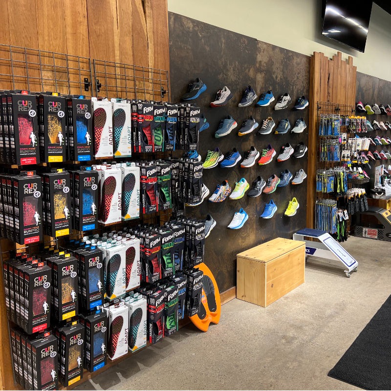 Monroeville running shoe display