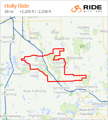 Holly ride map