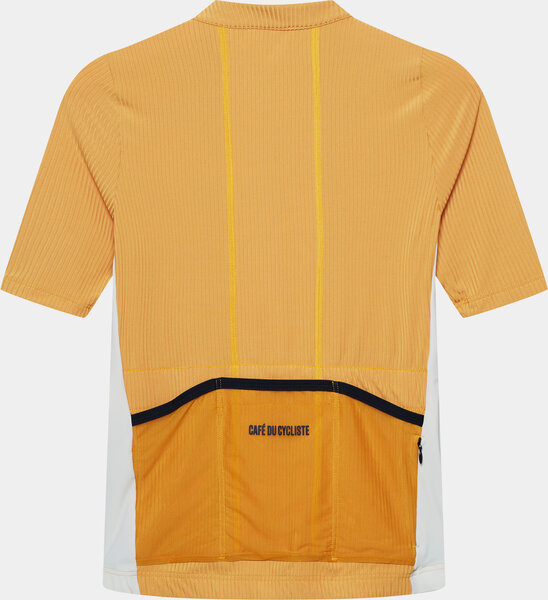 CAFE DU CYCLISTE ROMY Men's Cycling Jersey Color: SUNFLOWER