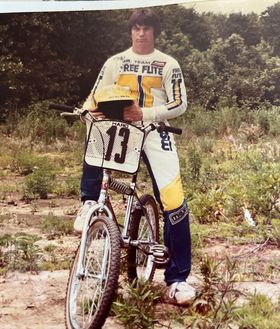 One of our team riders Duane Tony Hill in 1981.