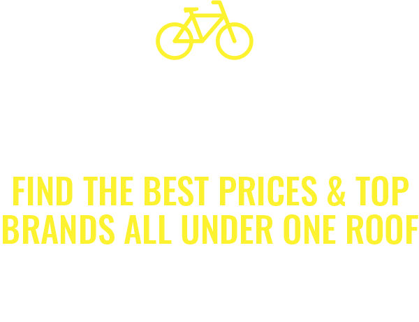 Bike Sale | Find the Best Prices & Top Brands All Under One Roof | Electra, Santa Cruz, Specialized & Trek logos