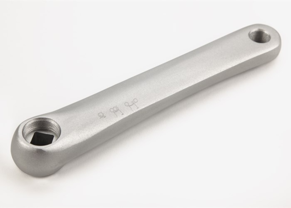 Brompton Crank Only Spider Type LH Silver