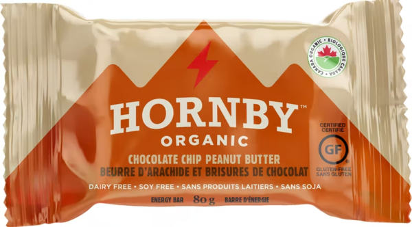 Hornby Organic Energy Bars Flavor: Chocolate Chip Peanut Butter Bar
