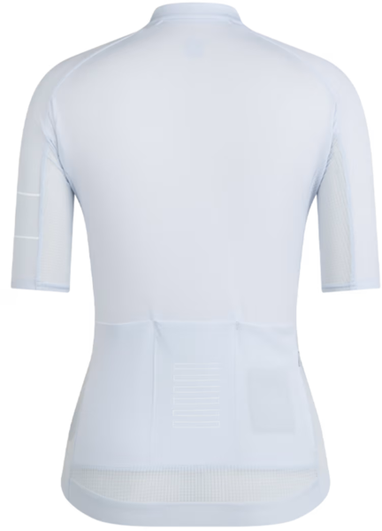 Rapha Women's Pro Team Lightweight Cycling Jersey Color: Light Blue/White