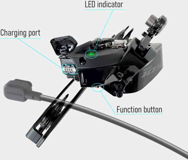 SHIMANO105 RD-R7150 電動 Di2 12S シマノ7100 Shimano 105 RD-R7150 12-Speed Di2 Rear Derailleur - Power
