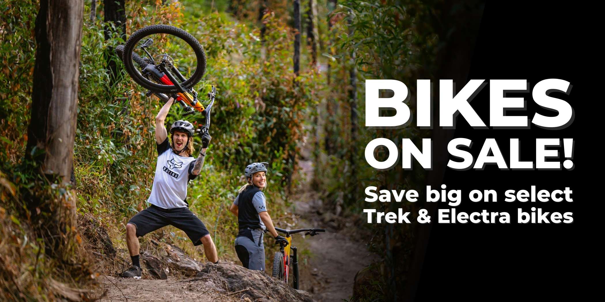BIKES ON SALE! Save big on select Trek and Electra bikes