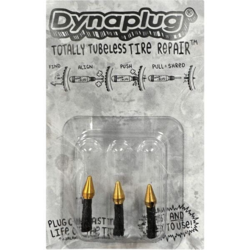 Dynaplug Tubeless Tire Repair Plugs, Pointed Soft Nose Tip /3 pack