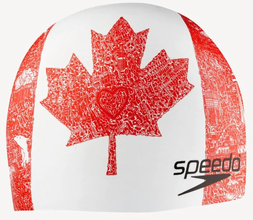 Speedo World Tour Canada Silicone Swim Cap West Point Cycles Vancouver