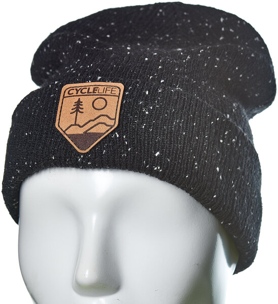 Cycle Life Daily Pine Beanie Color: Black