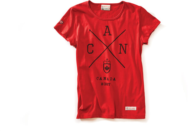 Red Canoe Ladies' Cross Canada S/S T-Shirt