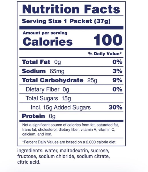 Carbs Fuel Carbs Fuel Original 25g Energy Gel Size: Single Pack