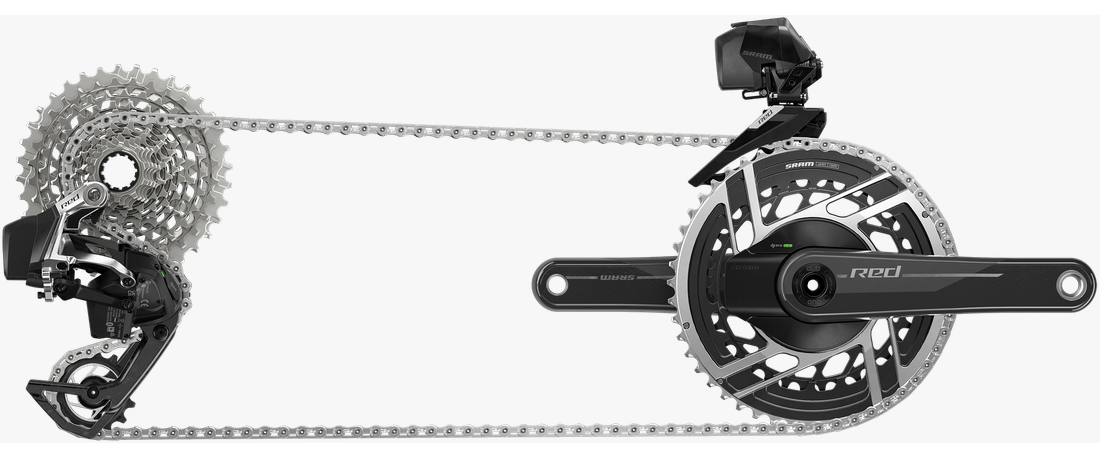 SRAM Red eTap AXS 2X E1 Electronic HRD groupset - Cycle Sport