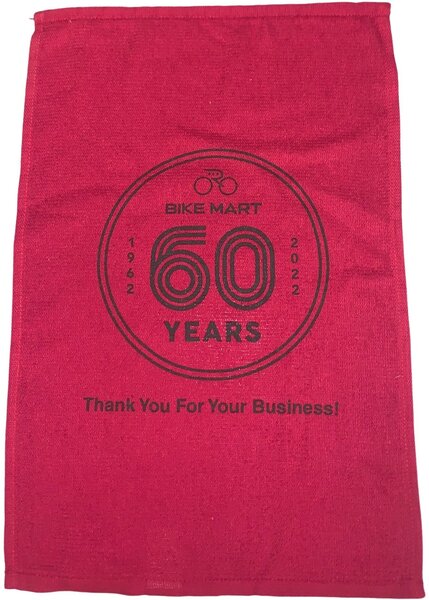 Bike Mart 60 Year Anniversary Rally Towel 