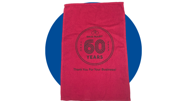 60 year anniversary towel