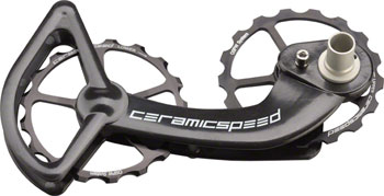 CeramicSpeed Oversized Pulley Wheel System Shimano 10- and 11-Speed, Alloy Pulleys and Carbon Cage Black