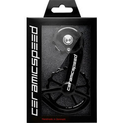 CeramicSpeed CeramicSpeed Shimano 9100/9150 Oversized Pulley Wheel System: Alloy Pulley, Carbon Cage, Black 