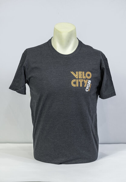 Velo Velo City Cycles Charcoal T-Shirt 