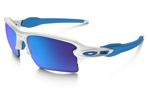 Arriba 43+ imagen oakley flak 2.0 blue and white