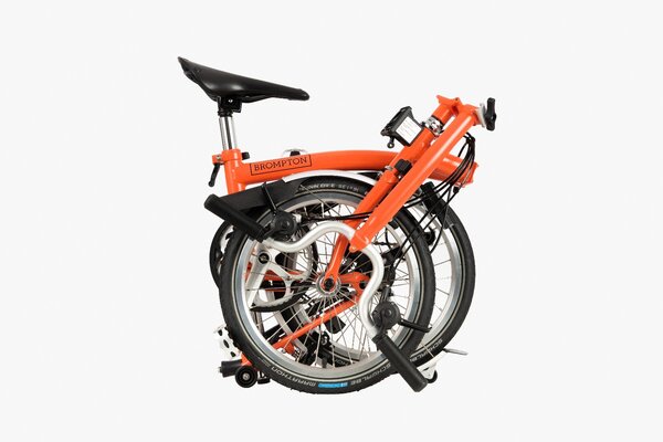 Brompton C Line - M6L Fire Coral - Charlotte Cycles | Charlotte, NC