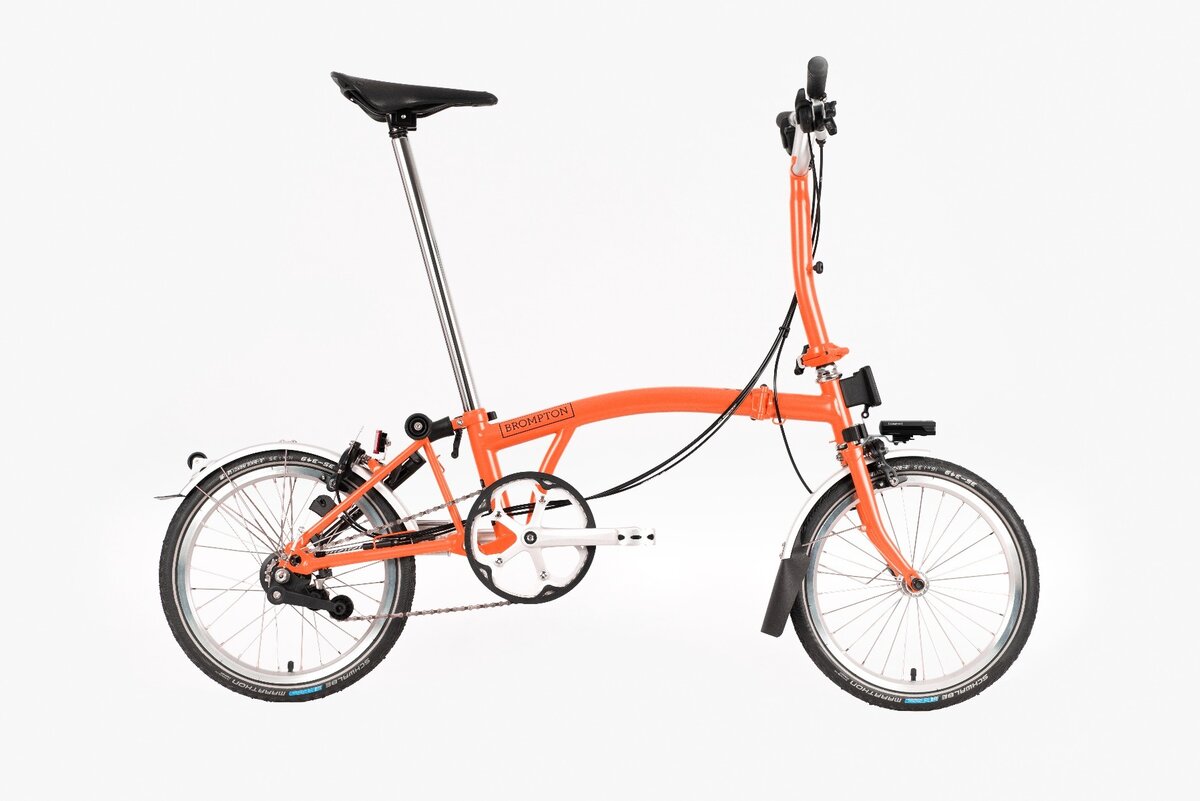 Brompton C Line - M6L Fire Coral - Charlotte Cycles | Charlotte, NC