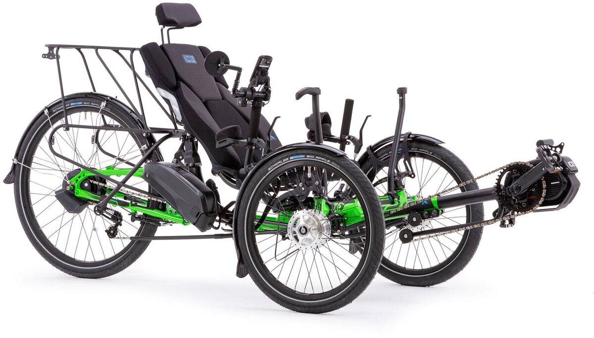 Ice Trikes ICE Trike Adventure HD 26 Full Suspension Green, with