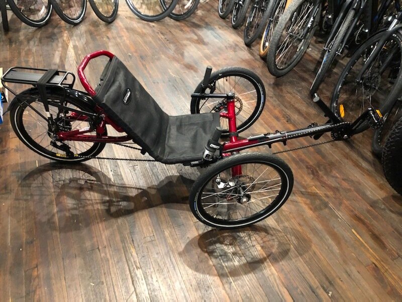 Catrike Used Trail Red with Schlumpf 