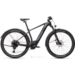 Cube 2021 Reaction Hybrid Pro 625 Allroad Electric 29 HT Mountain Bike Black/Grey 21cm XL