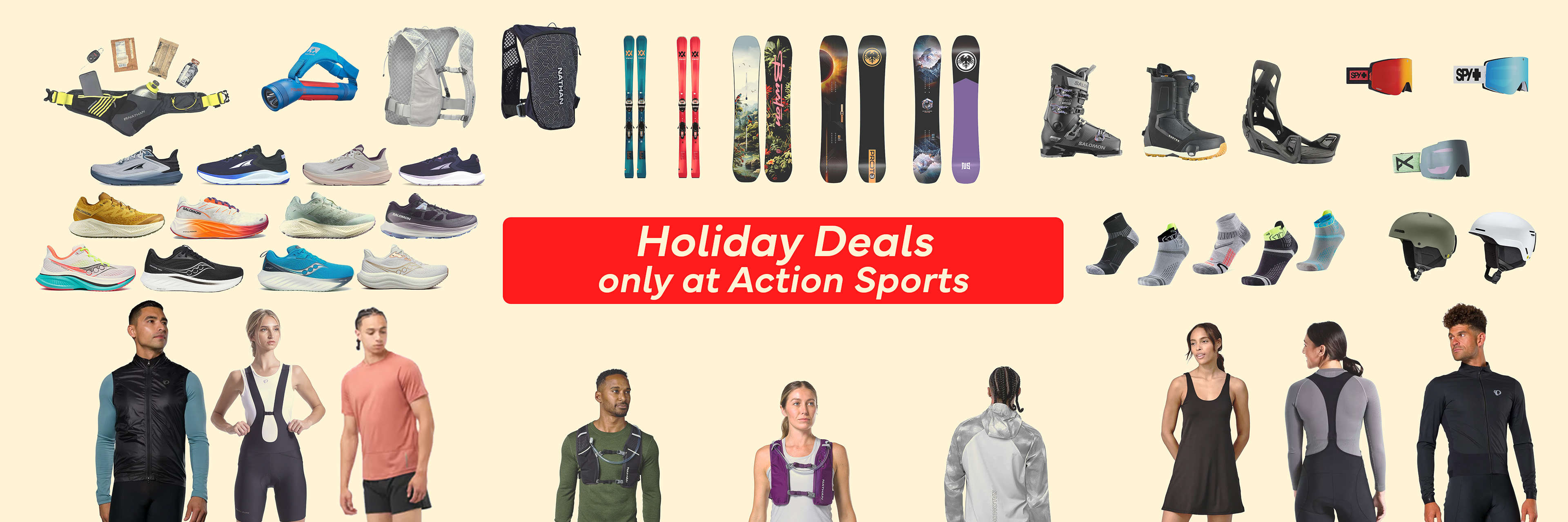 Holiday deals only at Action Sports