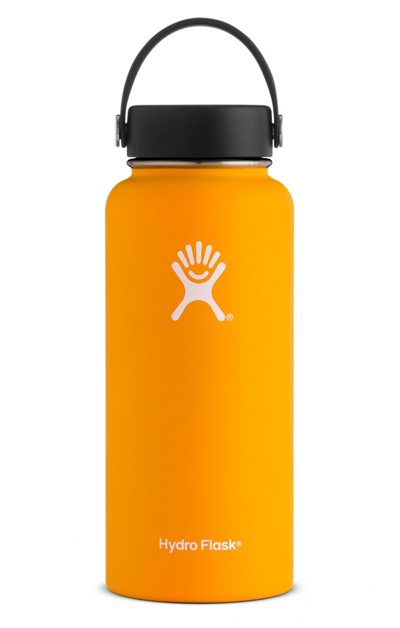 bright orange hydro flask