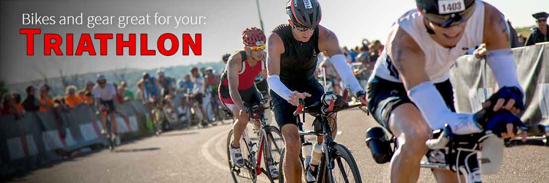 We have the aero bikes and gear for your next triathlon!