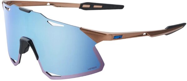 100% Hypercraft Sunglasses Color | Lens: Matte Copper Chromium | HiPER® Blue Multilayer Mirror