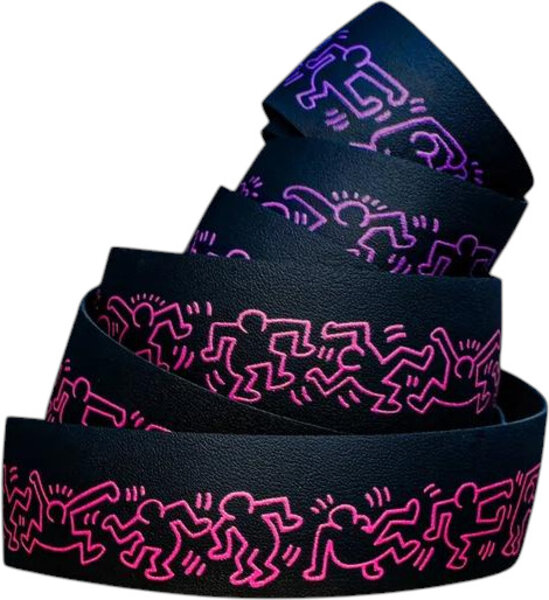 Affinity Cycles Affinity x Keith Haring Bar Tape Black w/ Fade Blue to Pink