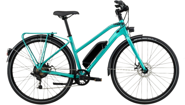 Charge Bikes City Step-Thru Color: Turquoise