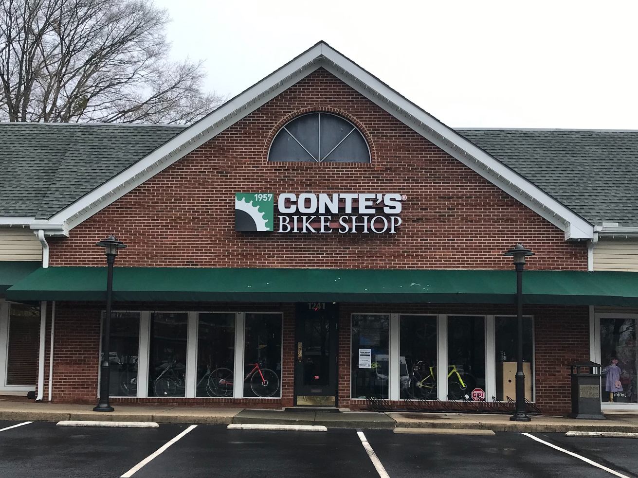 Contes Bike Shop Cary Storefront