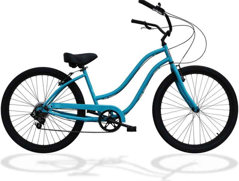 Huntington Beach Bicycle Company HBBC Cruiser Women's 7 Speed Conte