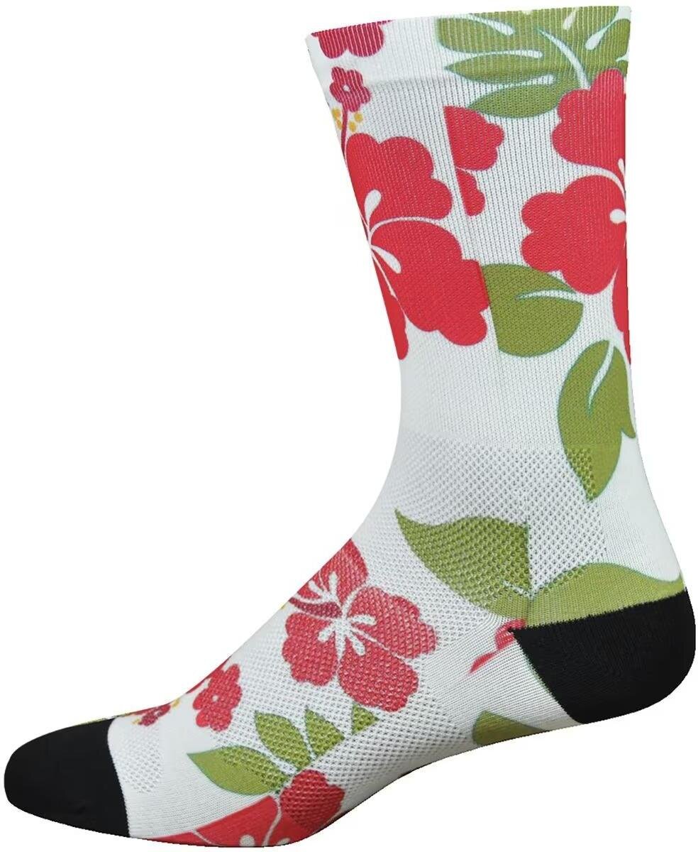 DeFeet Sublimation 6-Inch Aloha Sock - Conte's Bike Shop | Since 1957