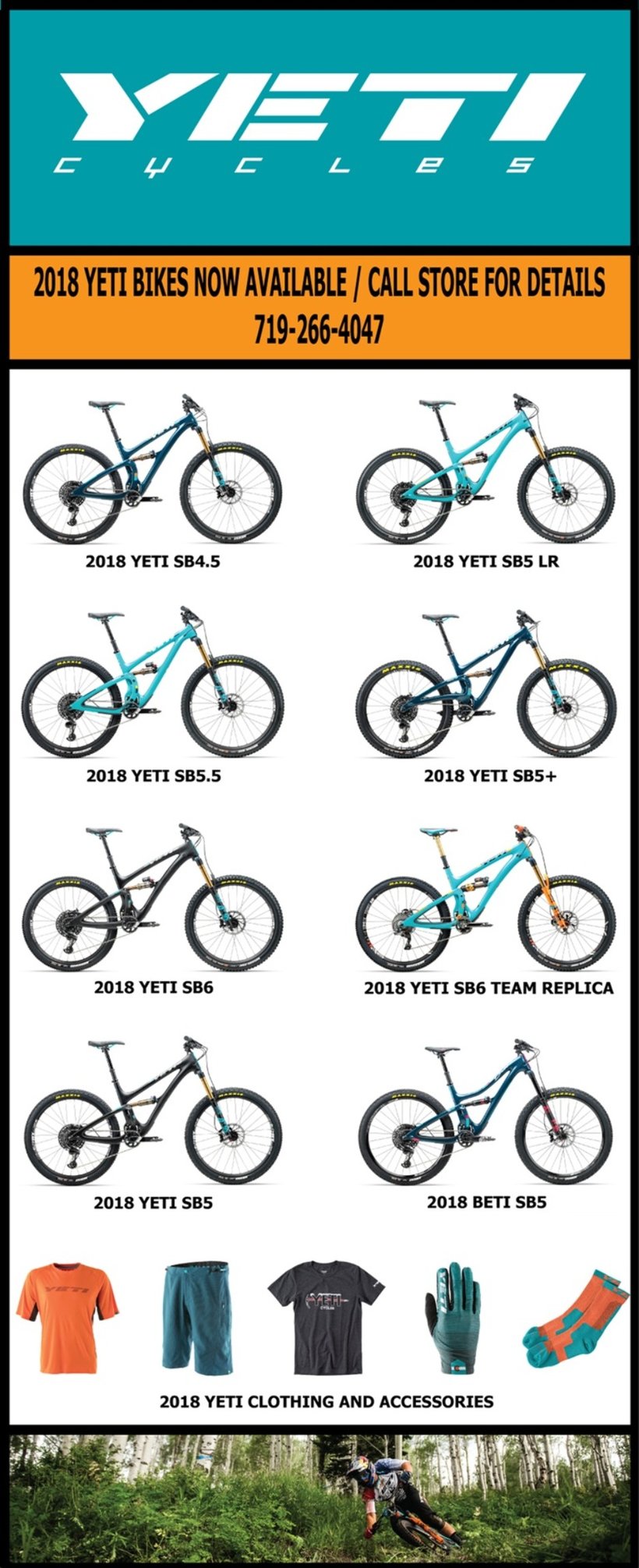 yeti bikes sizing