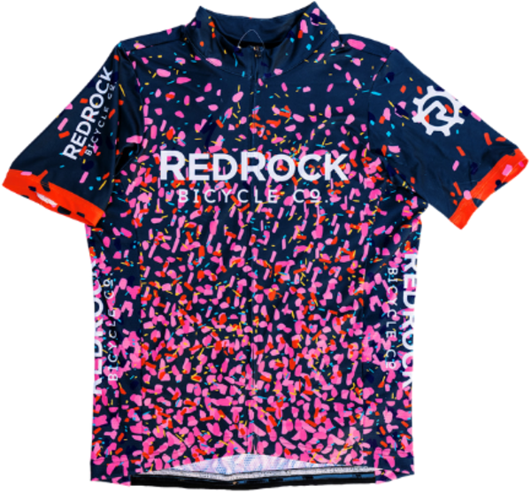 Red Rock Bicycle RRBC Breccia RBX Jersey Blue/Pink 