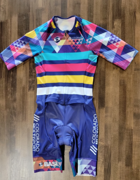 Full Cycle/Tune Up Colorado Multisport Base Mens Multi-Color Tri Suit