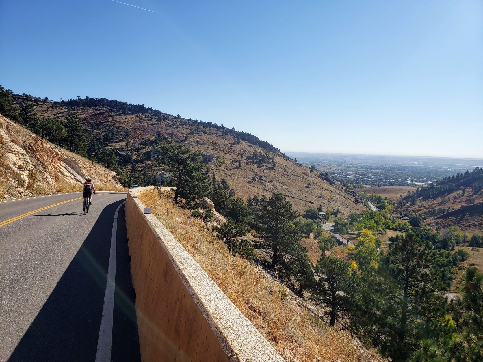 Descent of Lee Hill Canyon Road