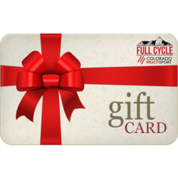  Full Cycle & Colorado Multisport Gift Card (Get an extra 10% up to $500 till January 1, 2022)