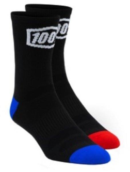 100% Terrain Socks: 100% Black SM/MD