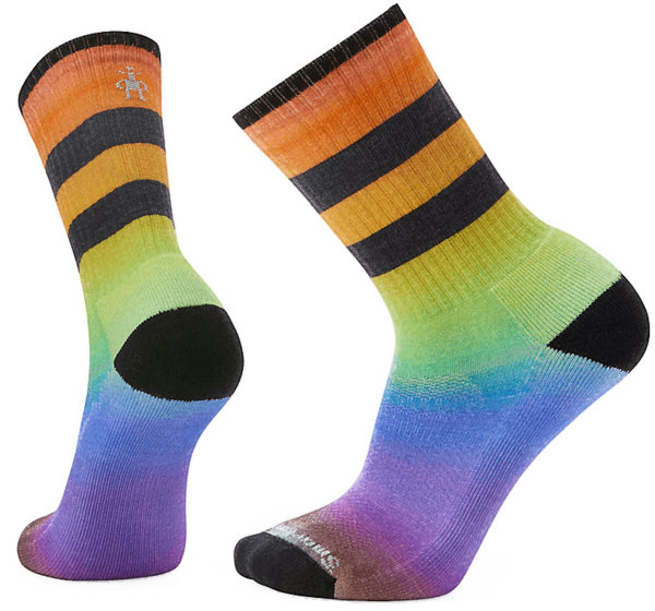Smartwool Athletic Pride Rainbow Print Crew Socks