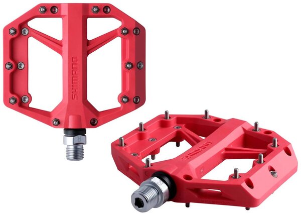 Shimano Shimano PD-GR400 Flat Pedals Color: Red