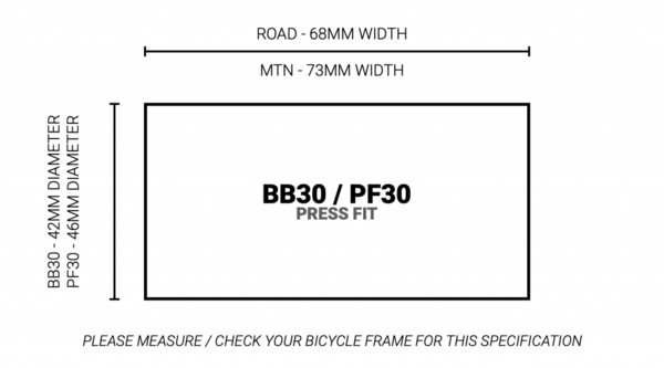 Praxis Works Shimano BB30/PF30 MTN BB Conversion 