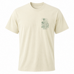 River City Bicycles Bear Logo T-Shirt Pistachio