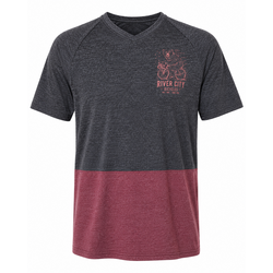 River City Bicycles RCB Bear Arc Jersey Men's - Maroon